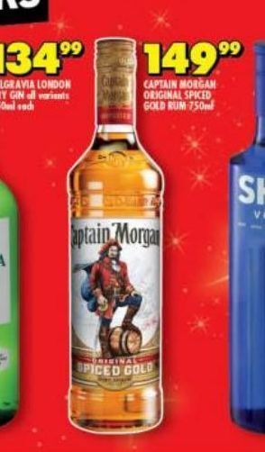 Captain morgan rum