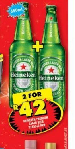 Shoprite Heineken beer 2 offer