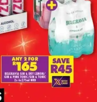 Shoprite Belgravia gin 2 offer