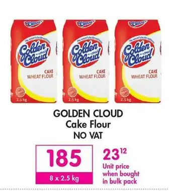 Makro Golden Cloud Cake Flour 8 x 2.5kg offer