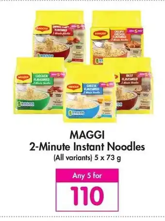 Makro Maggi 2-Minute Instant Noodles 5 x 73g offer