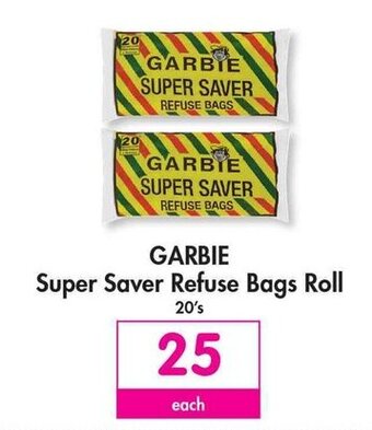 Makro Garbie Super Saver Refuse Bags Roll 20's offer