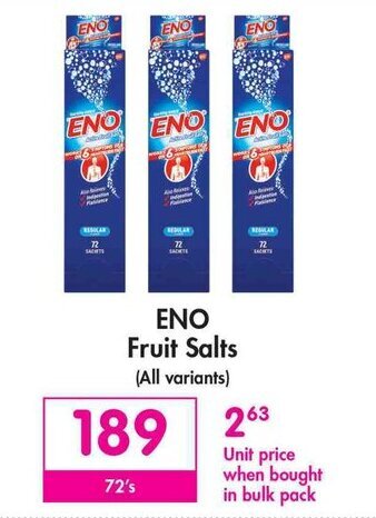Makro ENO Fruit Salts 72's offer