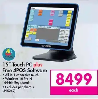 Makro 15" Touch OC plus Free 4POS Software offer