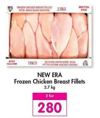 NEW ERA Frozen Chicken Breast Fillets 2.7 kg