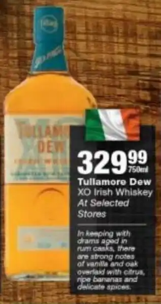 Checkers Liquor Shop Tullamore Dew XO Irish Whiskey 750 ml offer