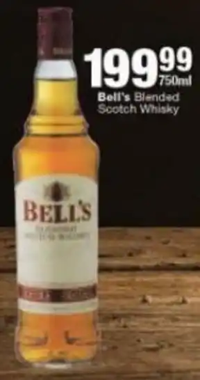 Checkers Liquor Shop Bell's Blended Scotch Whisky 750 ml offer