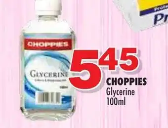 Choppies Choppies Glycerine 100ml offer