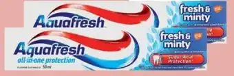 Aquafresh Toothpaste 2x50ml