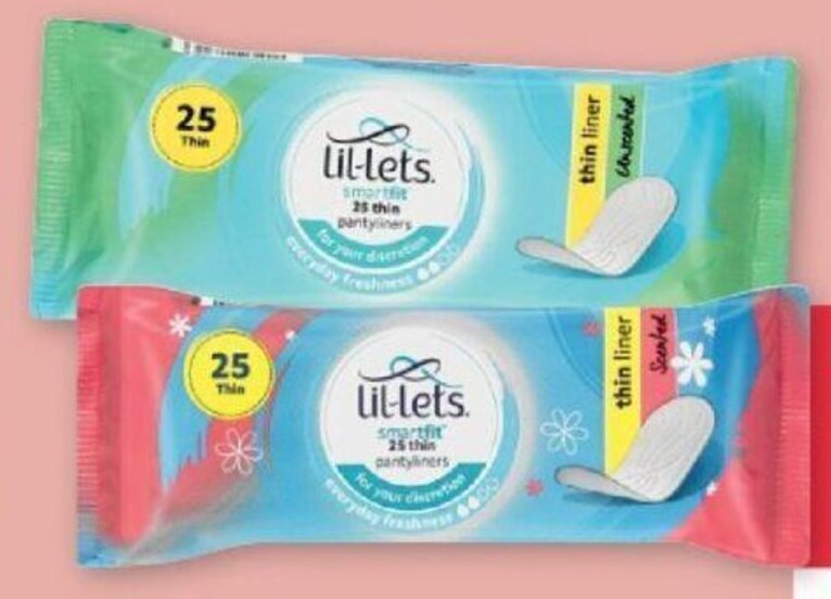 LilLets Essentials Pantyliners 20 +5 free offer at PEP