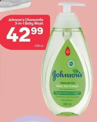 PEP Johnson's Chamomile 3-in-1 Baby Wash 300ml offer