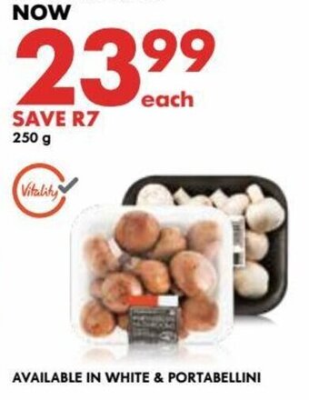 Woolworths Mushrooms 250g offer