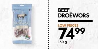 Woolworths Beef Droëwors 150g offer