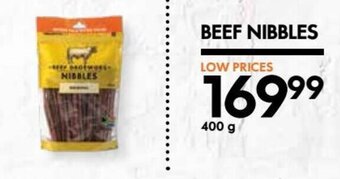 Beef Nibbles 400g