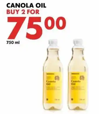 Woolworths Canola Oil 2 x 750ml offer