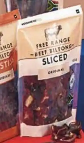 Woolworths Free Range Beef Biltong Sliced 400g offer