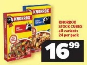 Usave Knorrox Stock Cubes All Variants 24 per pack offer