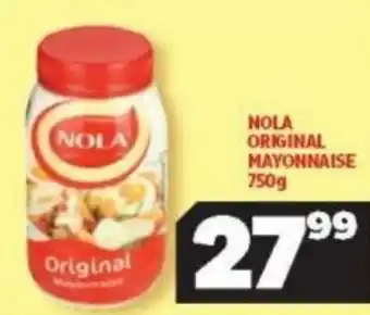 Usave Nola Mayonnaise Original 750g offer