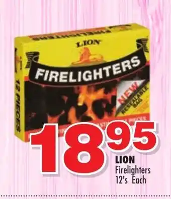 Lion Firelighters 12's
