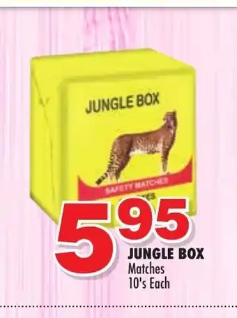 Jungle Box Matches 10's