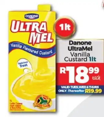 Take 'n Pay Danone Ultra Mel Vanilla Flavoured Custard 1L offer