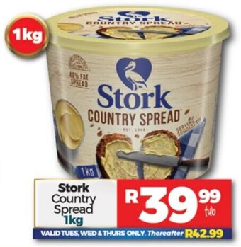 Take 'n Pay Stork Country Spread 1kg offer