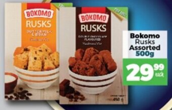 Take 'n Pay Bokomo Rusks Assorted 500g offer