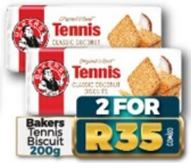 Take 'n Pay Bakers Tennis Biscuits 2 x 200g offer