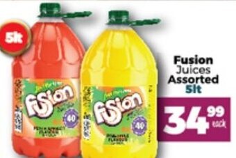 Take 'n Pay Fusion Juices Assorted 5lt offer