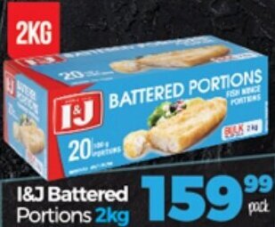 Take 'n Pay I&J Battered Portions 2kg offer