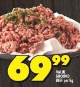 Shoprite Value Ground Beef offer