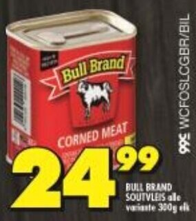 Shoprite Bull Brand Corned Meat 300g offer