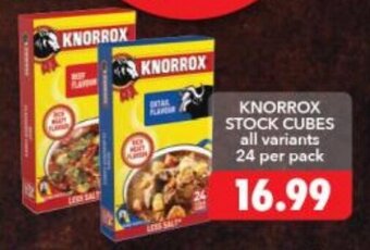 Usave Knorrox Stock Cubes All Variants 24 per pack offer