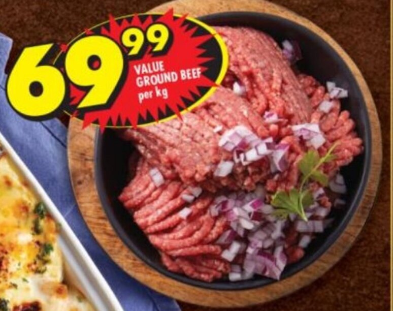 Value Ground Beef offer at Usave