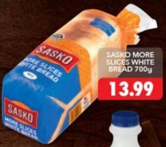 Usave Sasko More Slices White Bread 700g offer