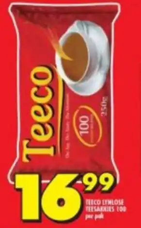 Shoprite Teeco 100 per pack offer