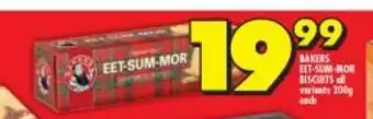 Shoprite Bakers Eet-Sum-Mor Biscuits all variants 200g offer