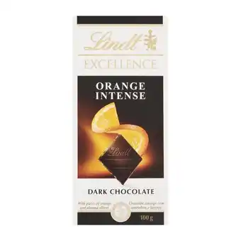 Lindt excellence intense orange dark chocolate 100 g