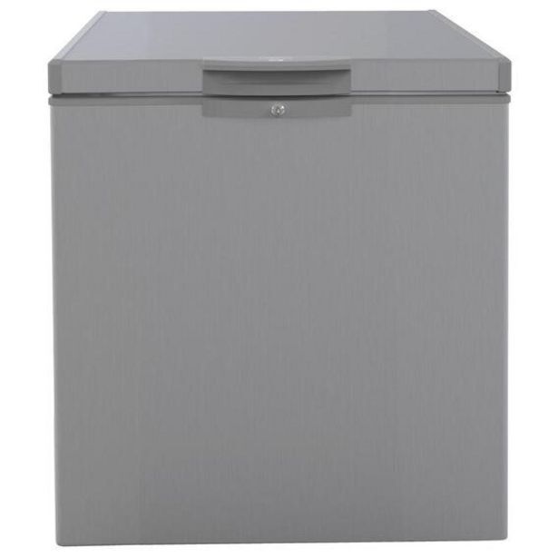 Defy 195l satin metallic chest freezer dmf513 offer at Game
