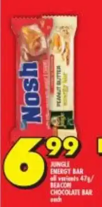 Shoprite Jungle Energy Bar all variants 47g/ Beacon Chocolate Bar offer