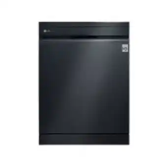 HiFi Corp Lg 14pc matte black quadwash dishwasher with truesteam dfb325hm offer