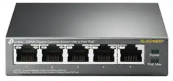 Mitabyte 5-port gigabit desktop poe switch with 4-port poe+ offer