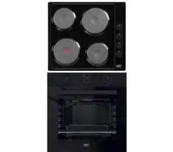 Bradlows Defy oven & hob combo dcb838/e black offer