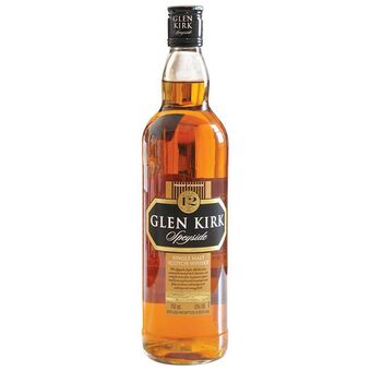 Glen kirk aged 12 years single malt scotch whisky (1x 750ml)