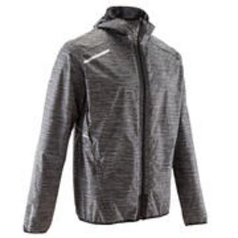 Decathlon Run rain men's running jacket grey offer