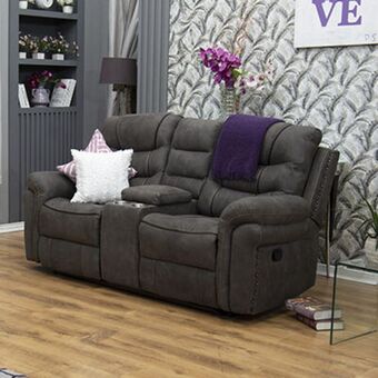 Discount Decor Jimmy 2 seater recliner with console offer