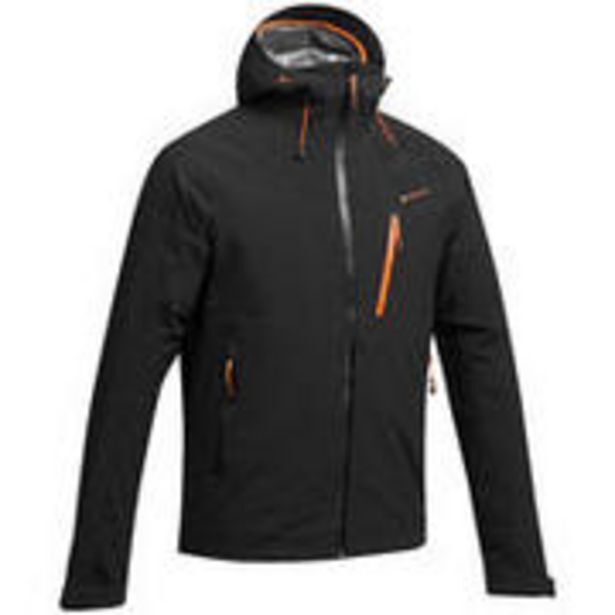 Mh500 men's waterproof mountain hiking rain jacket black offer at
