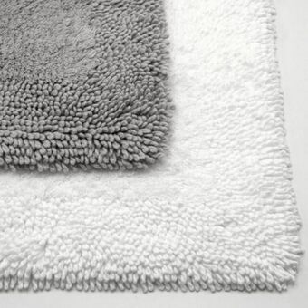 Whisper soft cotton border mat