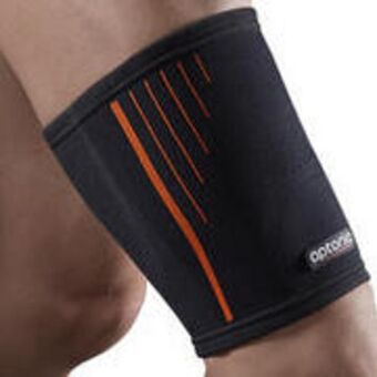 Decathlon Soft 300 men's/women's right/left compression thigh support - black offer