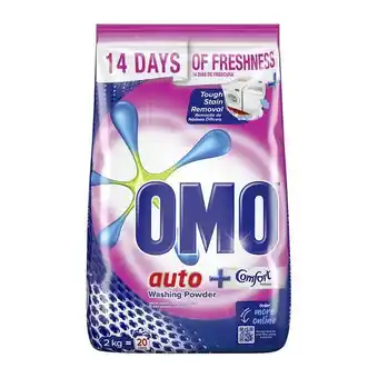 Woolworths Omo auto laundry washing powder 2 kg offer